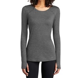 OGIO Women's Gear Grey Heather Endurance Force Long Sleeve Tee  S